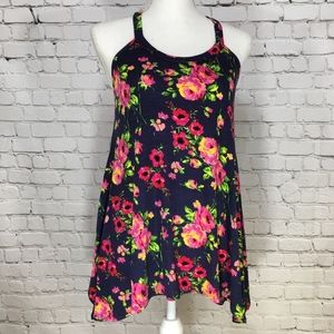Brenda's USA Flowy Floral Racerback Tank